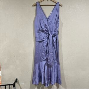 Jonathan Simkhai Mia Fluid Purple Satin Dress